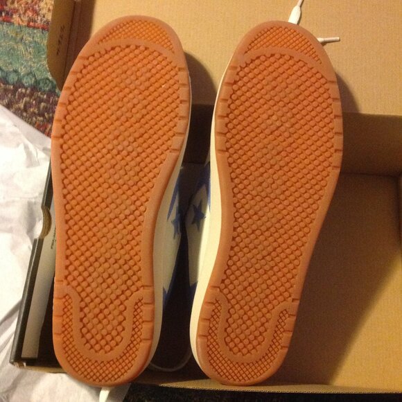 Converse Men's Pro Blaze Classic White & Blue Leather & Suede Sneakers-11.5 -NIB - Picture 4 of 10